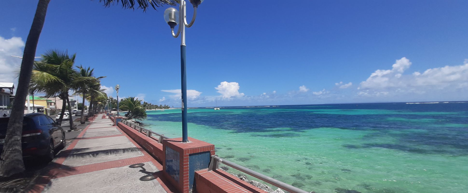 Situation geographique villa bel SainteAnne Guadeloupe